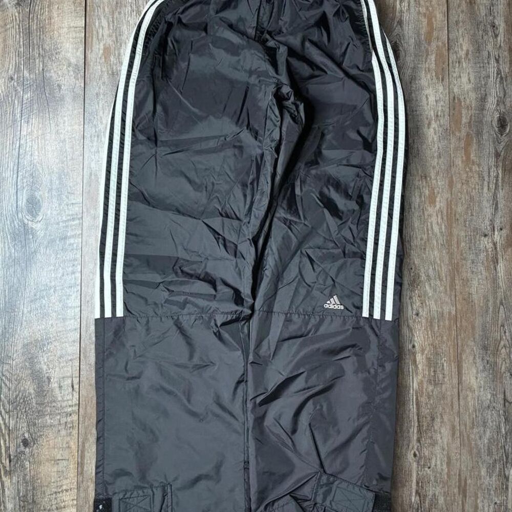Adidas Women's Black and Grey Joggers-tracksuits